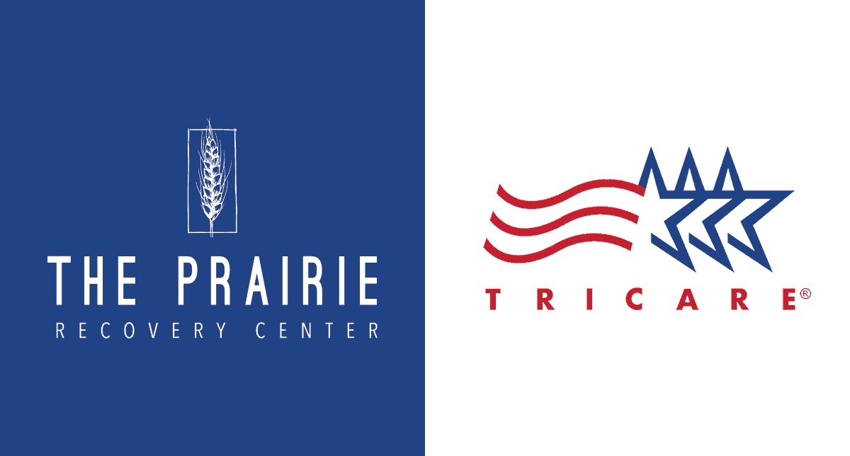 logo of The Prairie Recovery Center and Tricare insurance