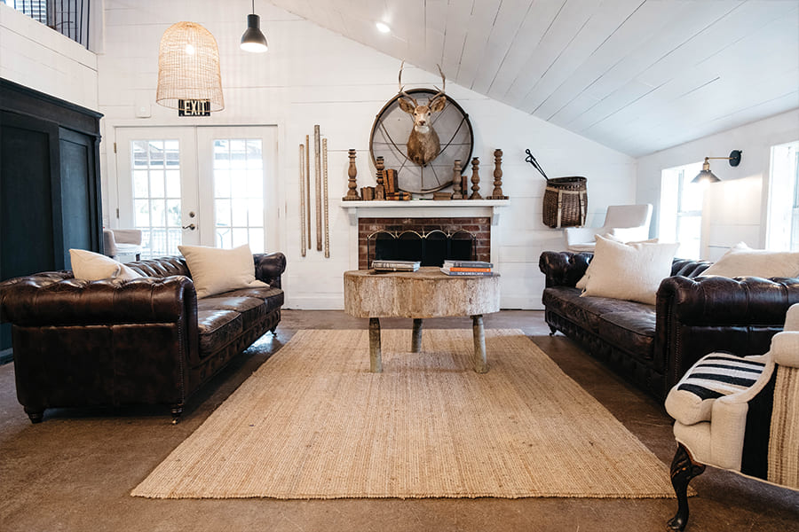 Living room at The Prairie Recovery Center.