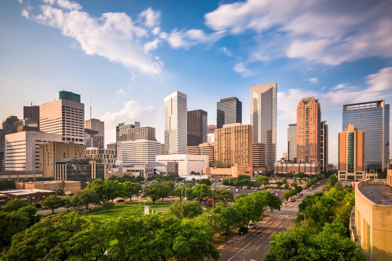 Downtown Houston city skyline